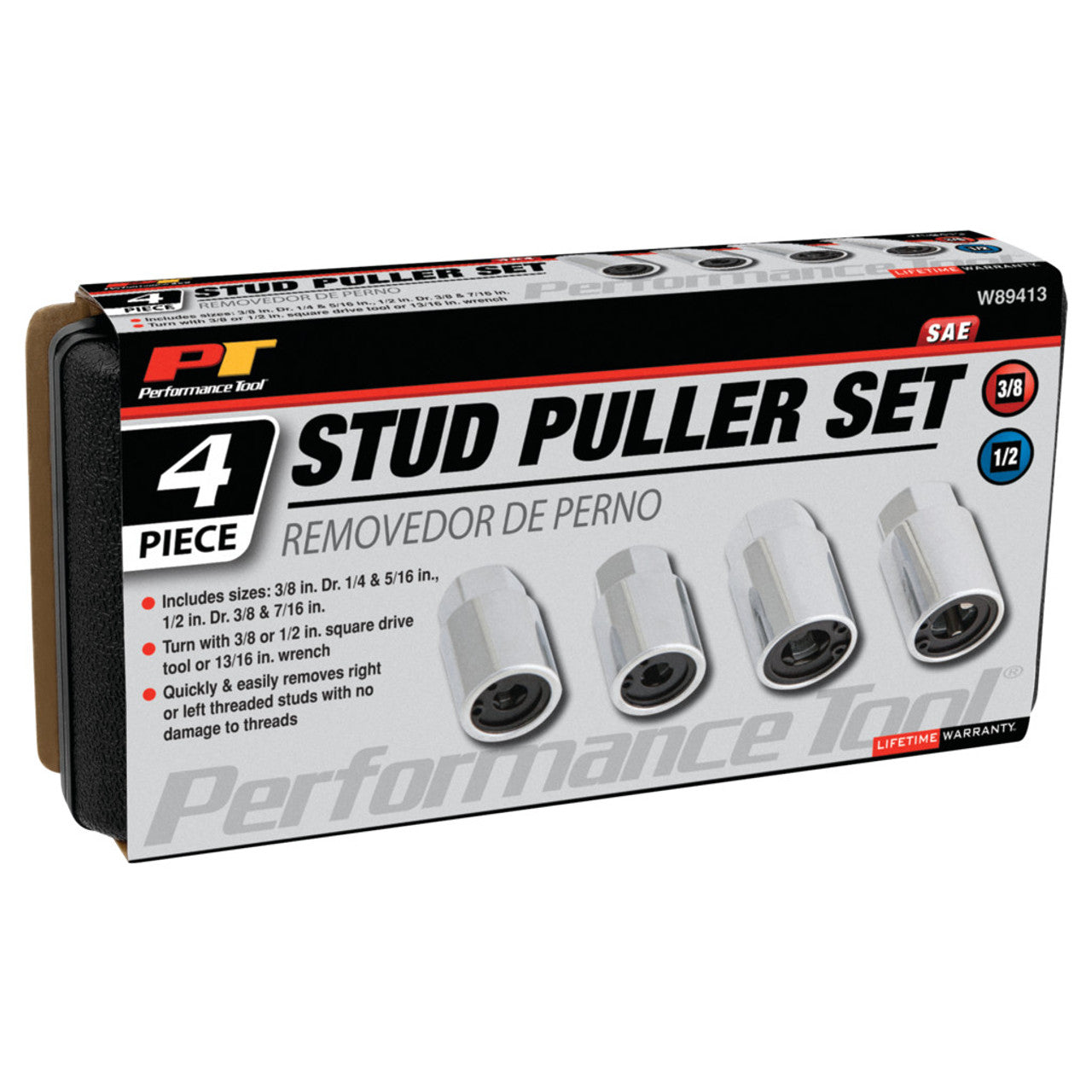 Performance Tool SAE Stud Puller Set