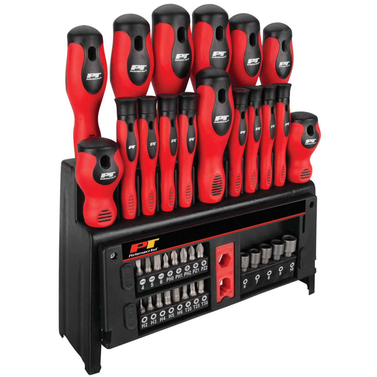 Performance Tool Screwdriver Set + Rack 39 Piece