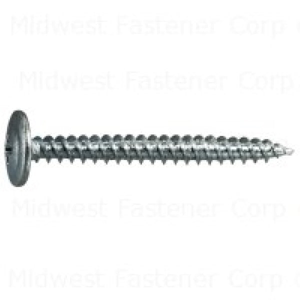 Midwest Fastener 08821 Lath Screw, #8 Thread, 1-5/8 in L, Coarse