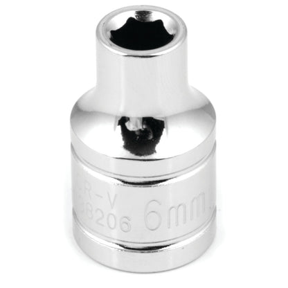 Performance Tool 3/8" Drive Socket 6 Point Metric