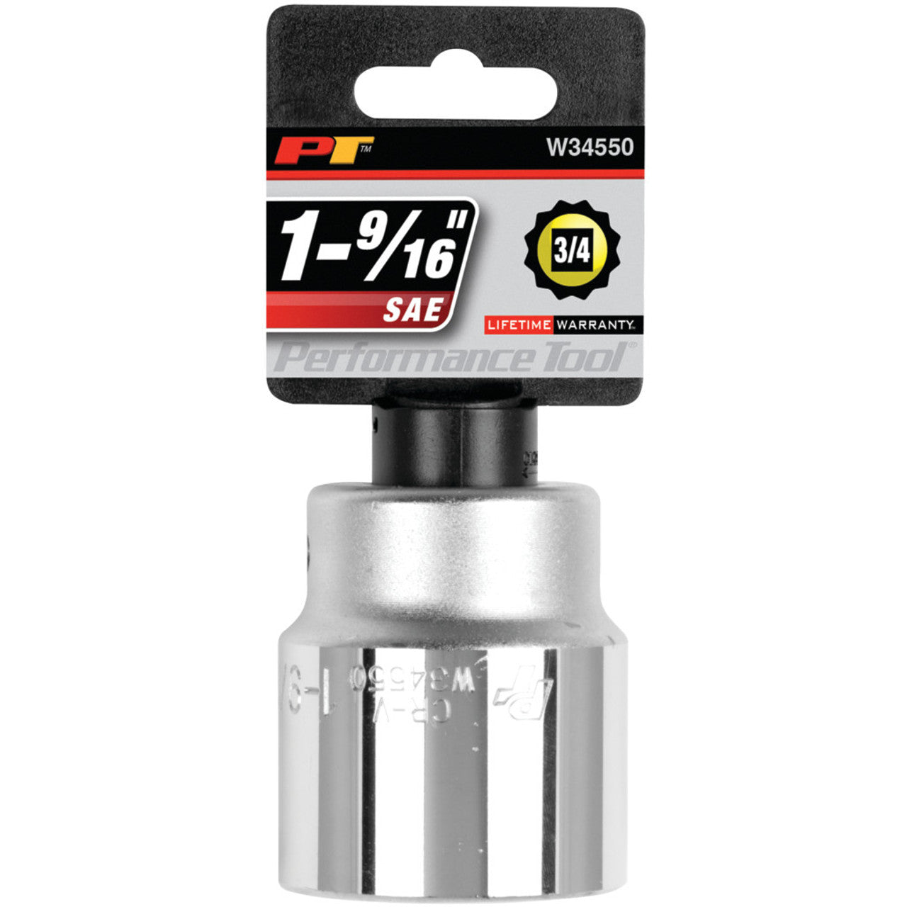 Performance Tool 3/4" Drive Socket 12 Point SAE