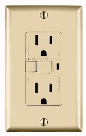 Copper Wire Devices 15A Ivy GFCI Receptacle W/Lite