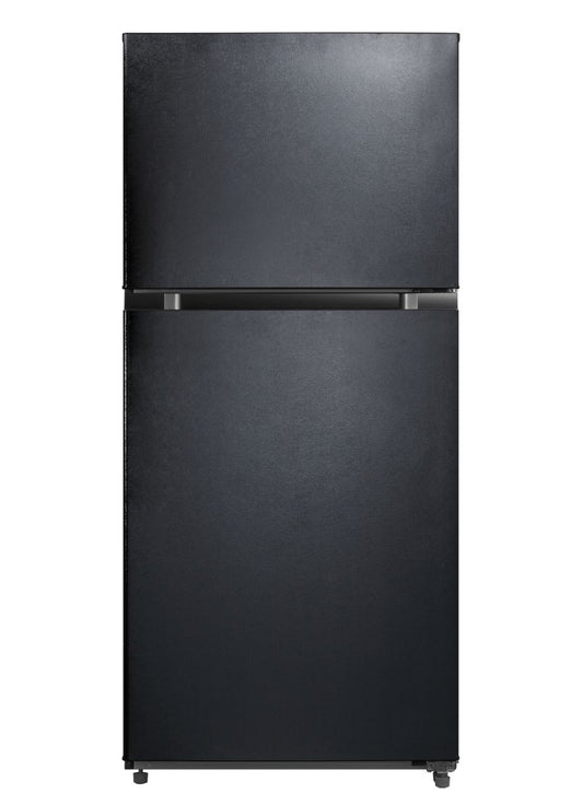 Elissii Top Mount Refrigerator 20.1 Cubic Feet Black