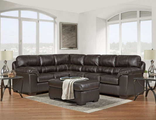 Austin Chocolate Living Room Sectional