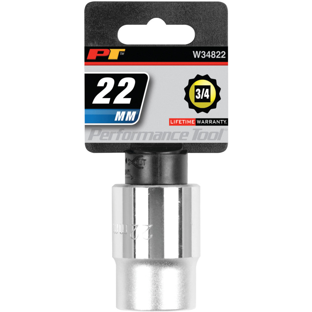 Performance Tool 3/4" Drive Socket 12 Point Metric