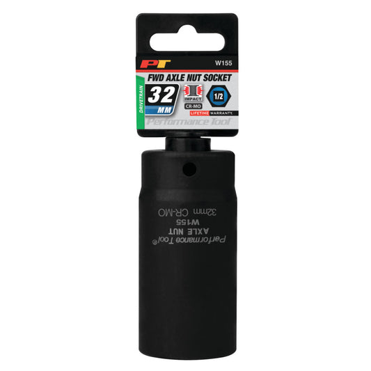 Performance Tool 32mm FWD Axle Nut Socket