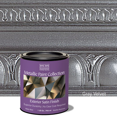 Modern Masters Gray Velvet Exterior Metallic Satin Paint