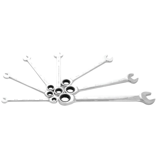 Performance Tool SAE Ratcheting Wrench Set 7 Piece