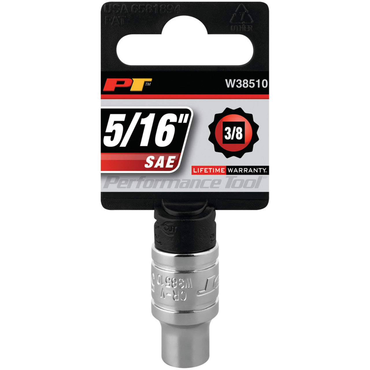 Performance Tool 3/8" Drive Socket 12 Point SAE