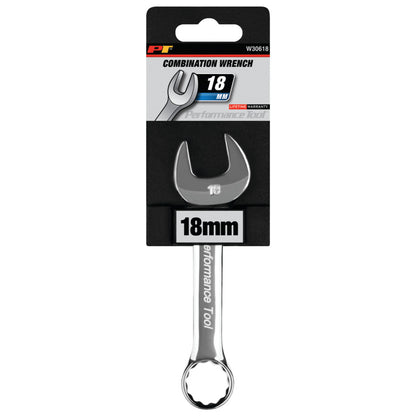 Performance Tool Stubby Combination Wrench Metric