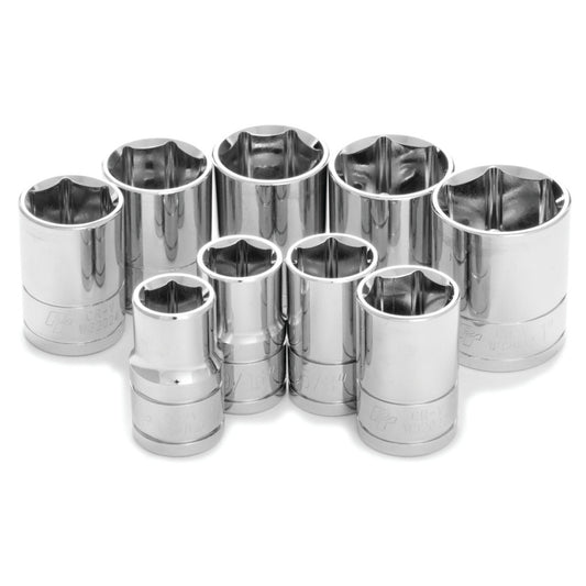 Performance Tool 1/2" Drive SAE Socket Set 9 Piece