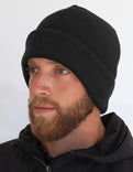 Heat Factory Black Heated Beanie