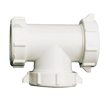 Keeney 1-1/2" PVC 3-Way Coupling Tee