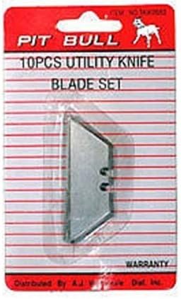 Pit Bull Universal Replacement Utility Knife Blades 10 Pack