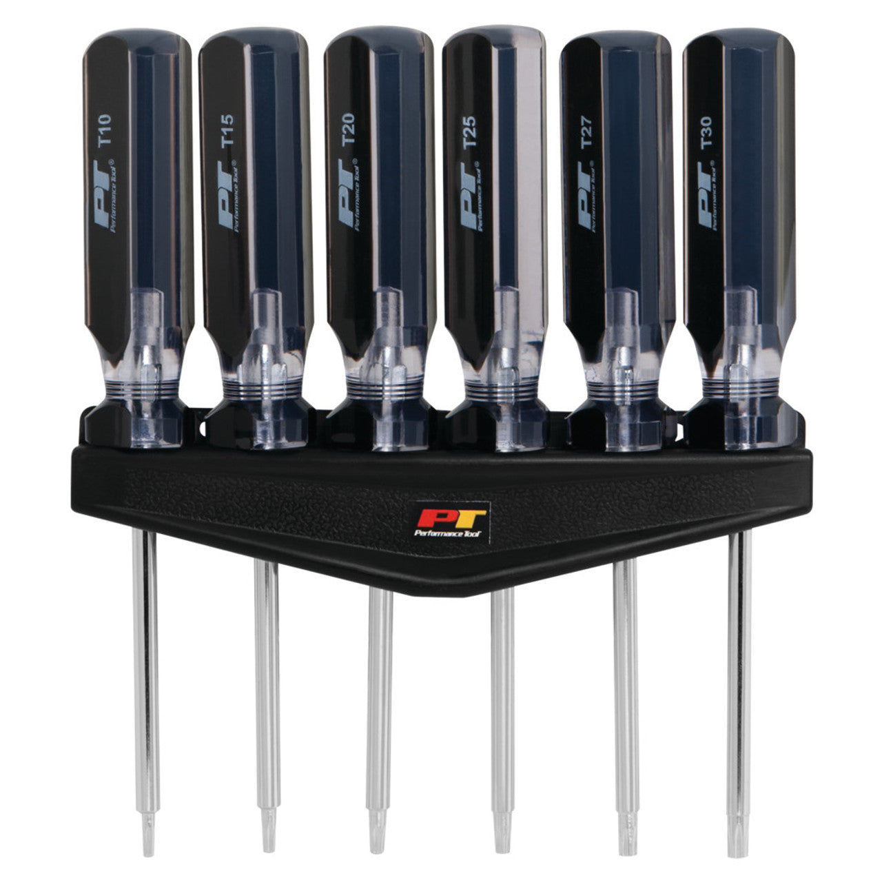 Performance Tool Star Screwdriver Set & Rack 6 Piece