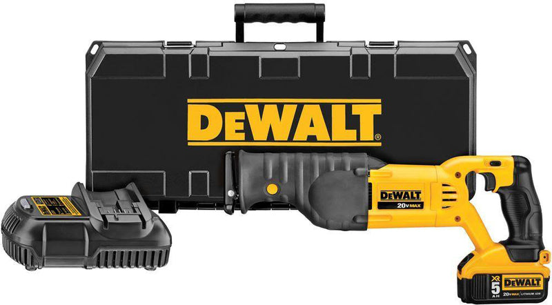 Dewalt 20V Reciprocating Saw + 5Ah Battery & Charger