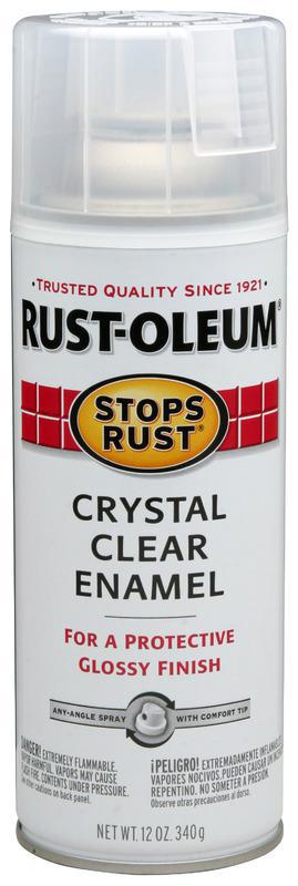 Rustoleum Crystal Clear Spray Paint