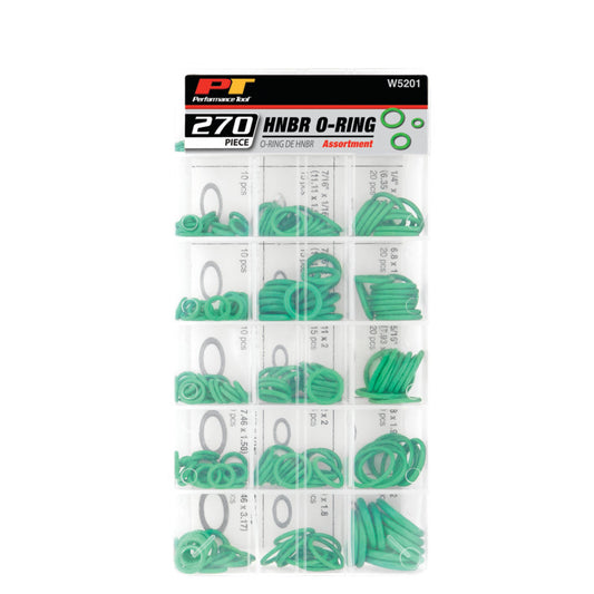 Performance Tool HNBR O-Ring Assortment