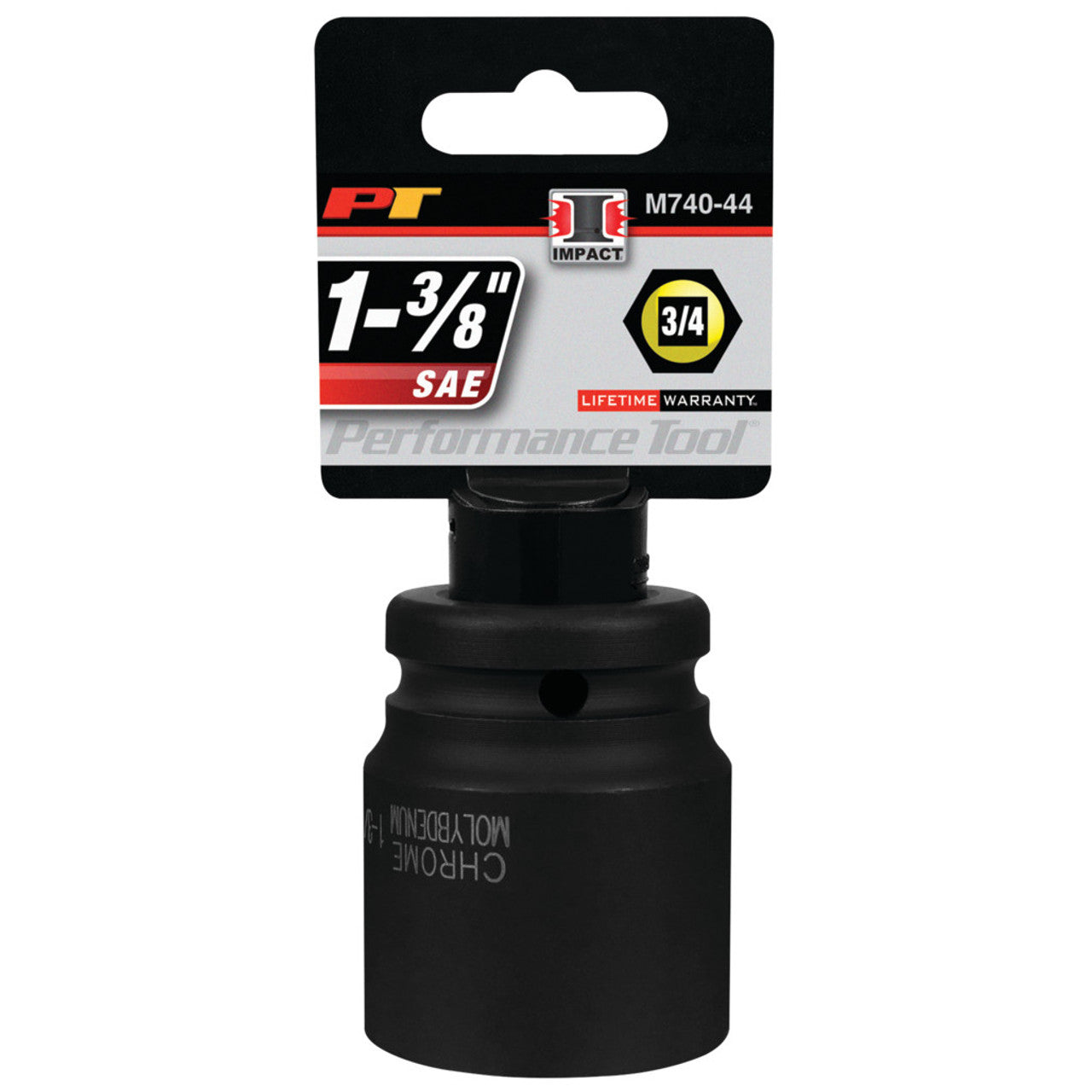 Performance Tool Impact Socket 3/4" Drive 6 Point SAE