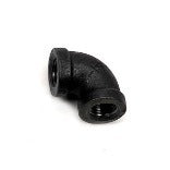 B&K LLC Mueller 1/4 Black 90 Elbow