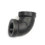 B&K Llc Mueller 3/8 Black 90 Degree Elbow