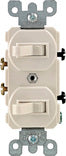 Leviton Mfg 2 Quiet Light Switch Almond Color