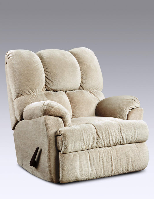 Aurora Beige Rocker Recliner