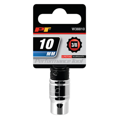 Performance Tool 3/8" Drive Socket 12 Point Metric