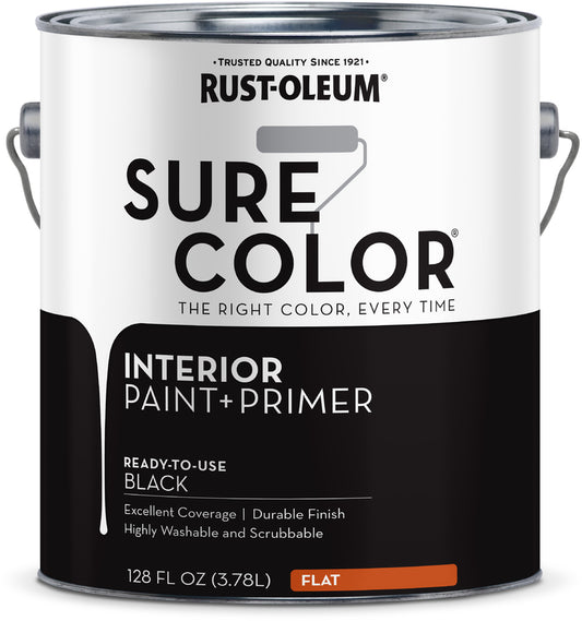 Rustoleum Flat Black Interior Paint 1 Gallon