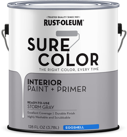 Rustoleum Egg Storm Gray Interior Paint 1 Gallon