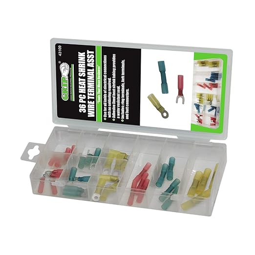 Grip 36 Pc Wire Terminal Assortment