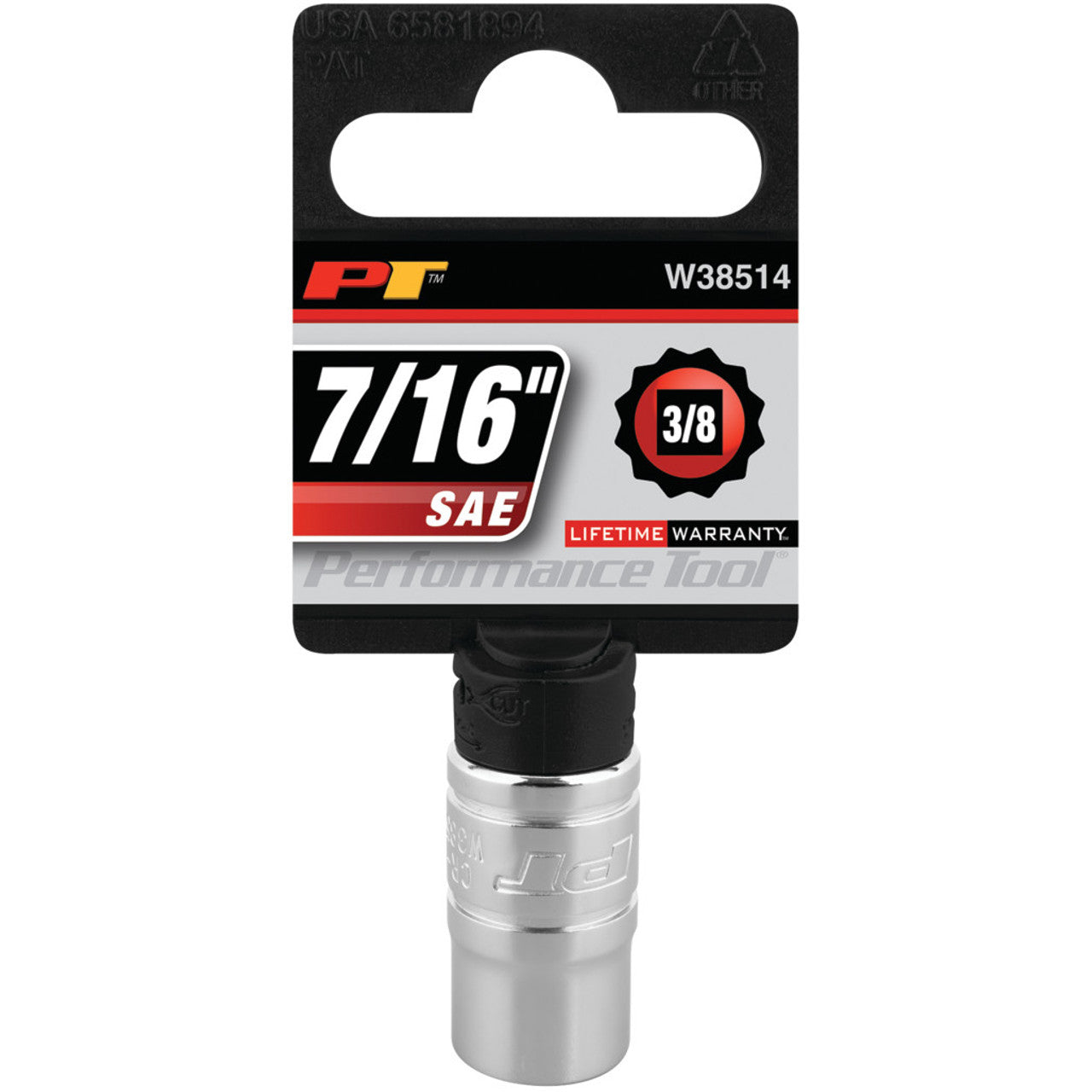 Performance Tool 3/8" Drive Socket 12 Point SAE