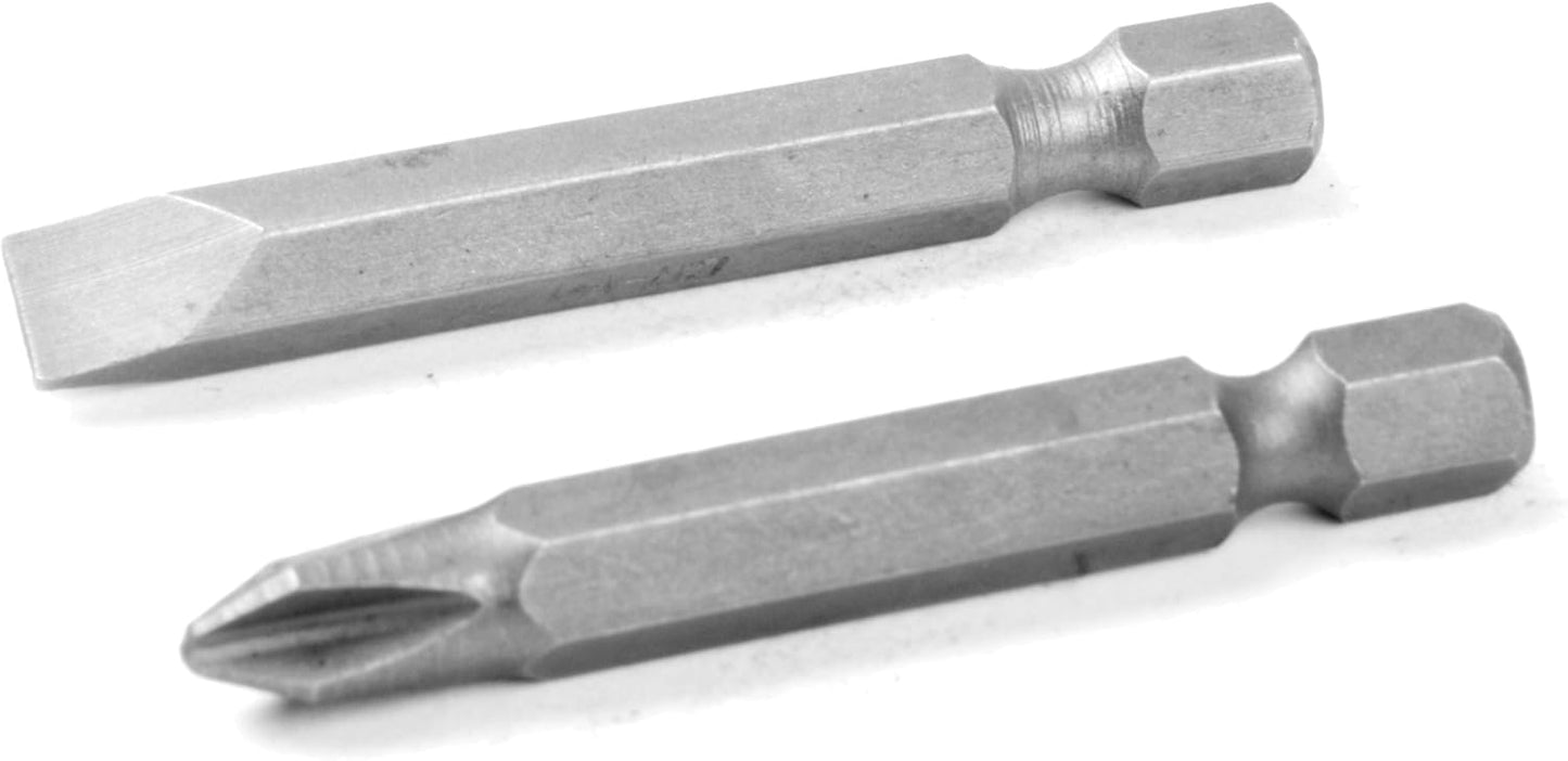 Performance Tool 1/4 X 2-Inch & #2 X 2-Inch Screwdriver Bit Set