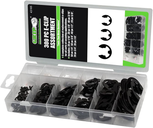 Grip E-Clip Assortment 300 Piece