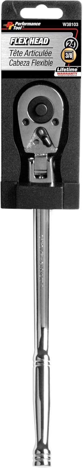 Performance Tool 3/8" Drive Quick Release Bent Flex Ratchet