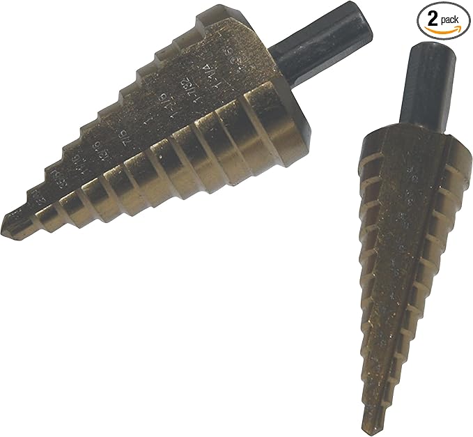 Grip Jumbo Step Drill Bits 2 Piece