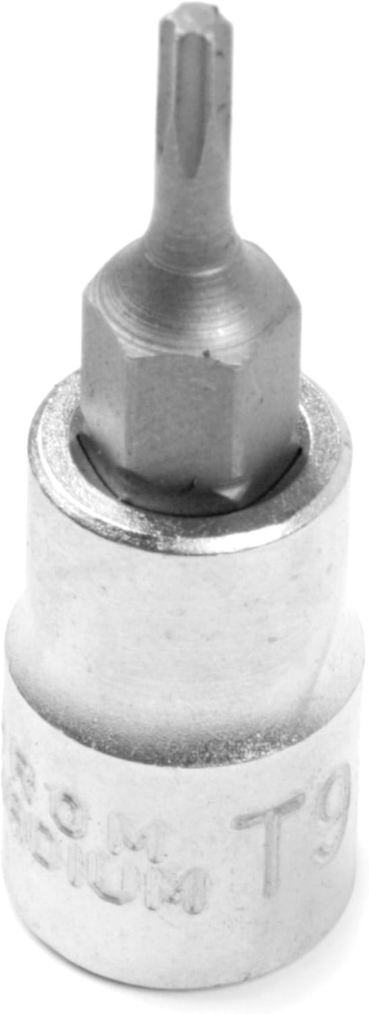 Performance Tool 1/4" Drive T9 Torx Bit Socket