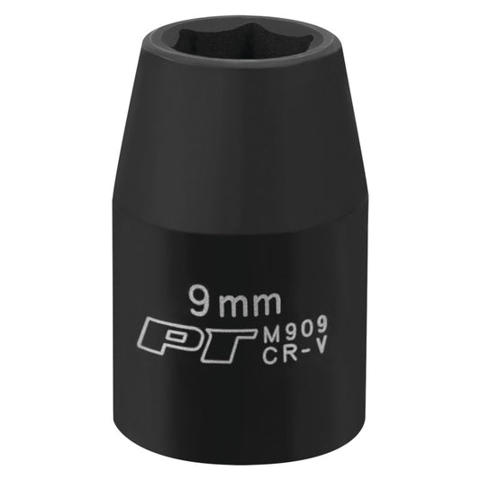 Performance Tool Impact Socket 3/8" Drive 6 Point Metric