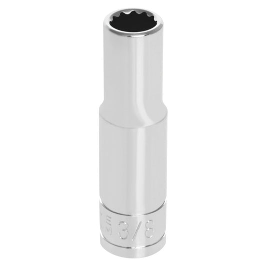 Performance Tool Deep Well 3/8" Drive Socket 12 Point SAE