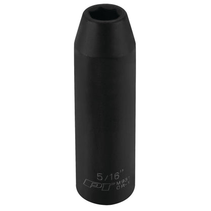 Performance Tool Deep Well Impact Socket 3/8" Drive 6 Point SAE