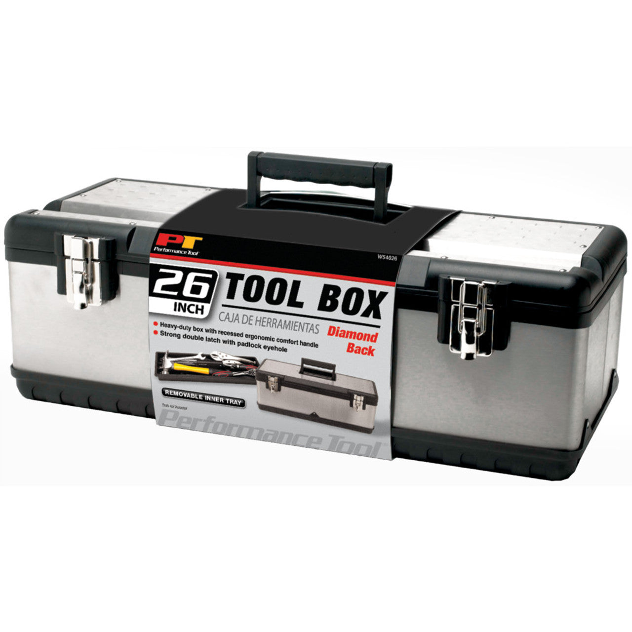 Performance Tool 26" Steel Tool Box