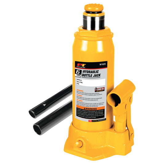 Performance Tool 6 Ton Hydraulic Bottle Jack