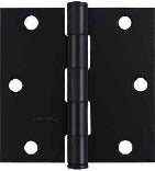 NATIONAL HARDWARE 3.5" BLACK DOOR HINGE