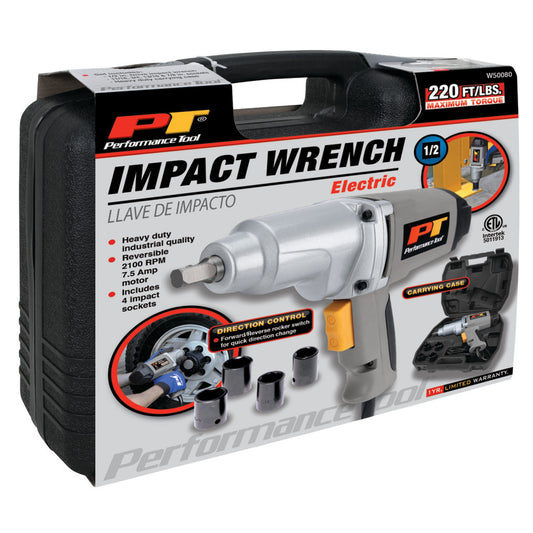 Performance Tool 1/2" Dr. Impact Wrench