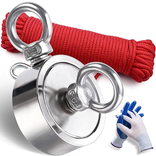 DIYMAG Strong Double Side Neodymium Fishing Magnets,1300 lbs(