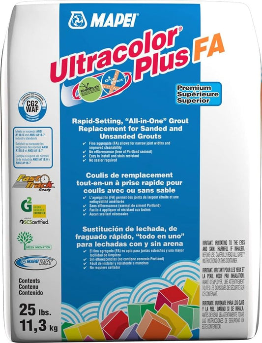 Mapei Ultracolor Plus FA Sanded Grout Mocha 25LB