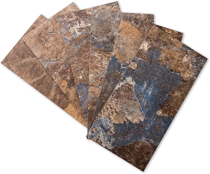 Peel and Stick Tile Rust-Slate