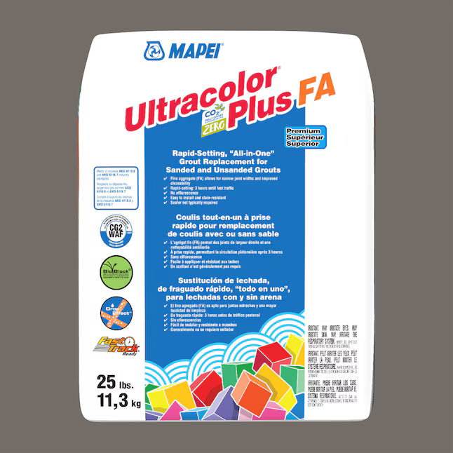MAPEI Ultracolor Plus FA Silver #5027 All-in-one Grout (25-lb)