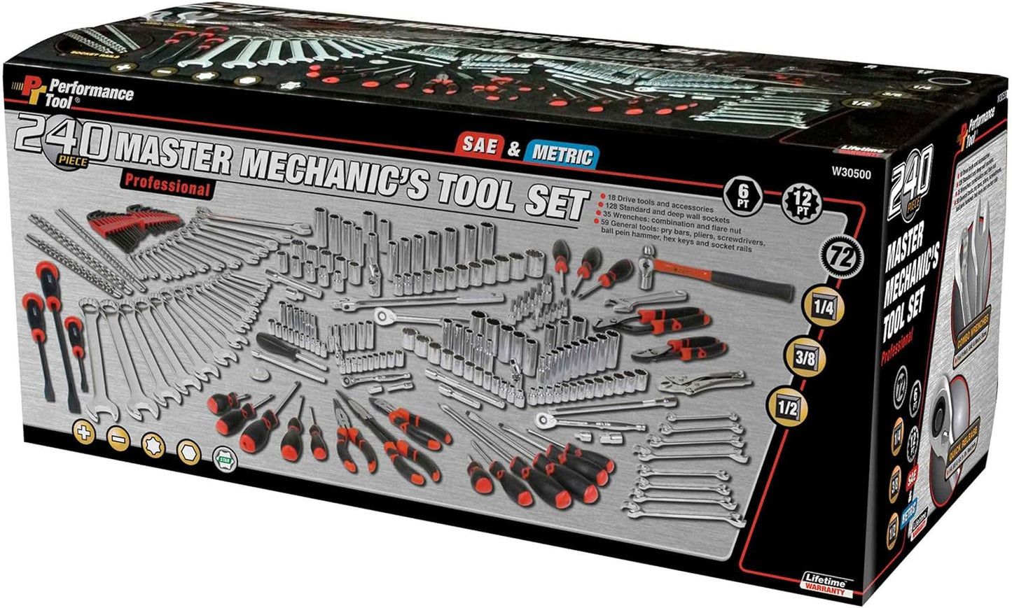 Performance Tool Master Mechanic's Tool Set