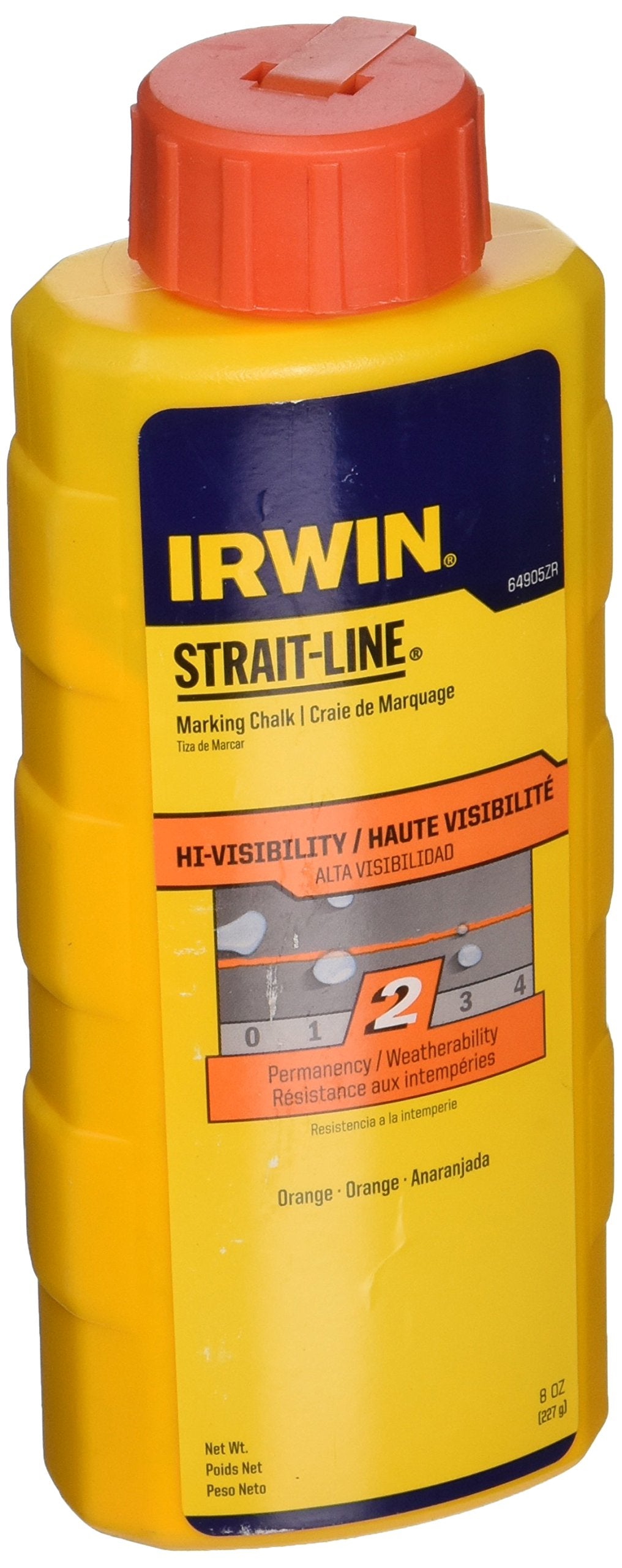 Irwin 8oz Fluorescent Orange Marking Chalk